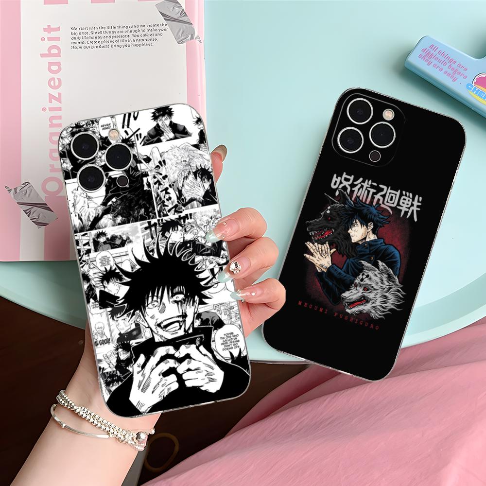 Phone Cases Jujutsu Kaisen - 주술회전 메구미 아이폰 16 15 14
