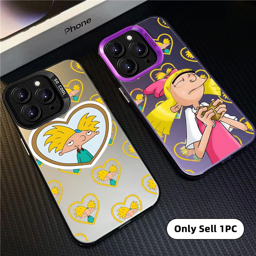 Phone Cases H&M - 카툰 H-헤이 아놀드! 아이폰 18, 17,