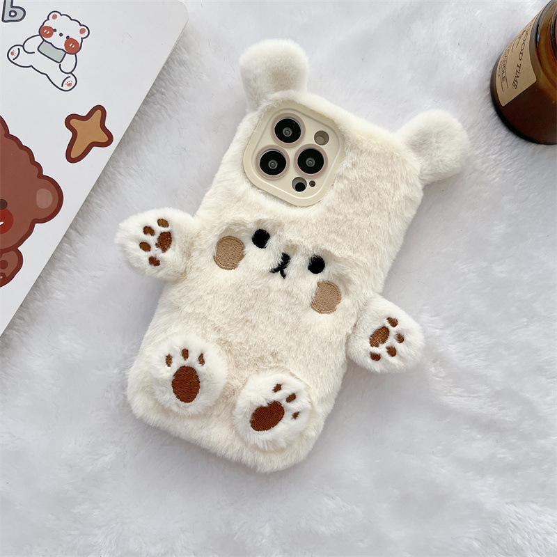 한국 3D 만화 곰돌이 푹신한 봉제 커플 폰 케이스 아 - Phone Cases Iphone 13 리뷰 및 가격