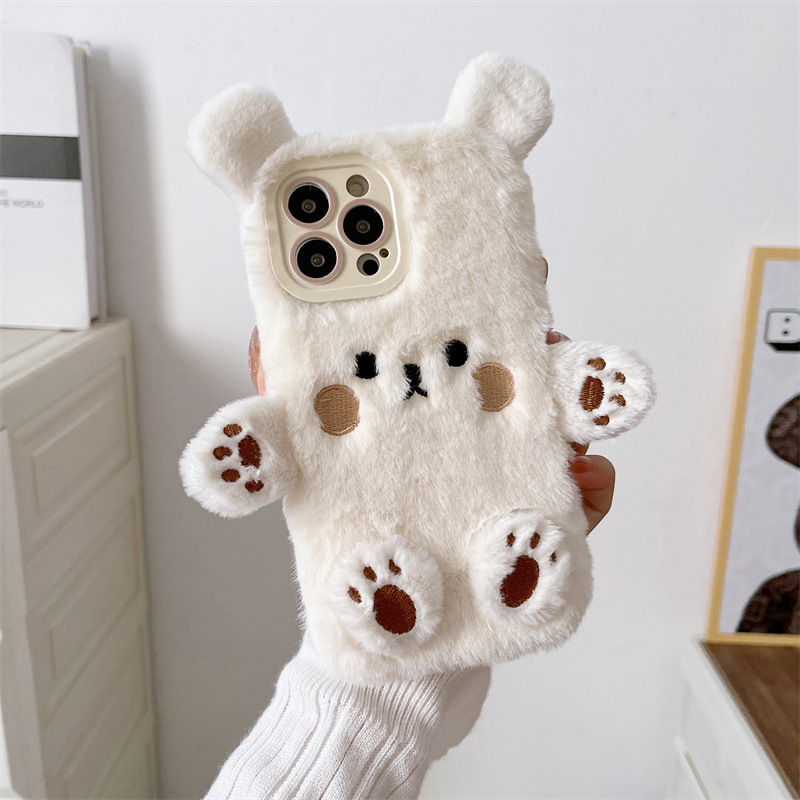 한국 3D 만화 곰돌이 푹신한 봉제 커플 폰 케이스 아 - Phone Cases Iphone 13 리뷰 및 가격