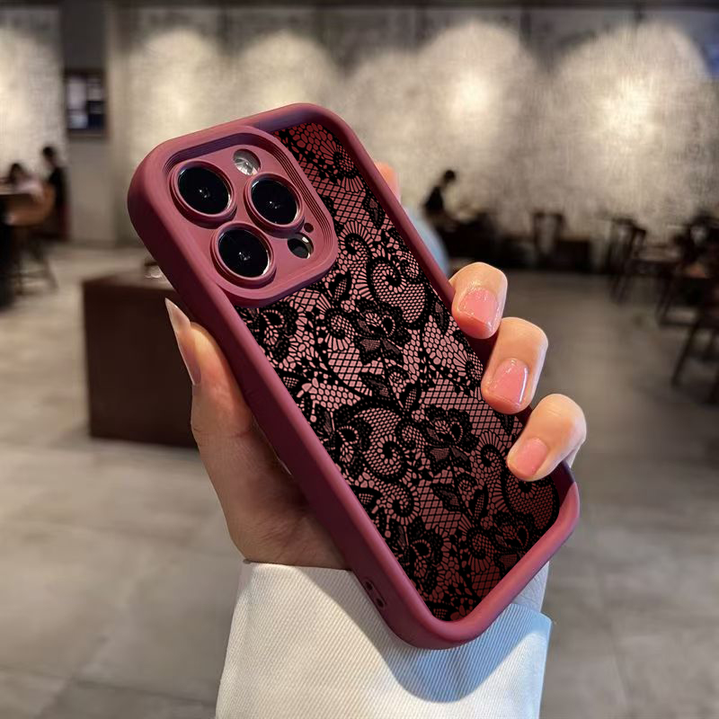 우아한 레이스 플로럴 디자인 아이폰 케이스 (아이폰 1 - Phone Cases Xr Iphone 리뷰 및 가격