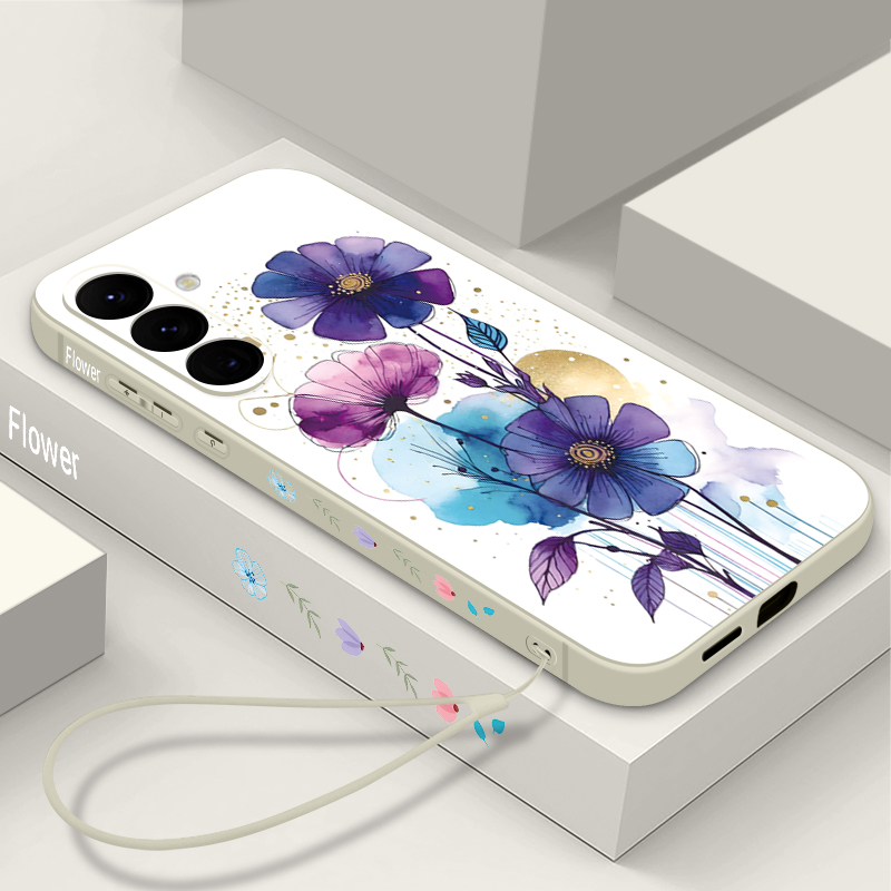 창의적인 꽃무늬 끈 달린 폰 케이스 (삼성 갤럭시 A5 - Phone Cases Galaxy A16 5G 리뷰 및 가격