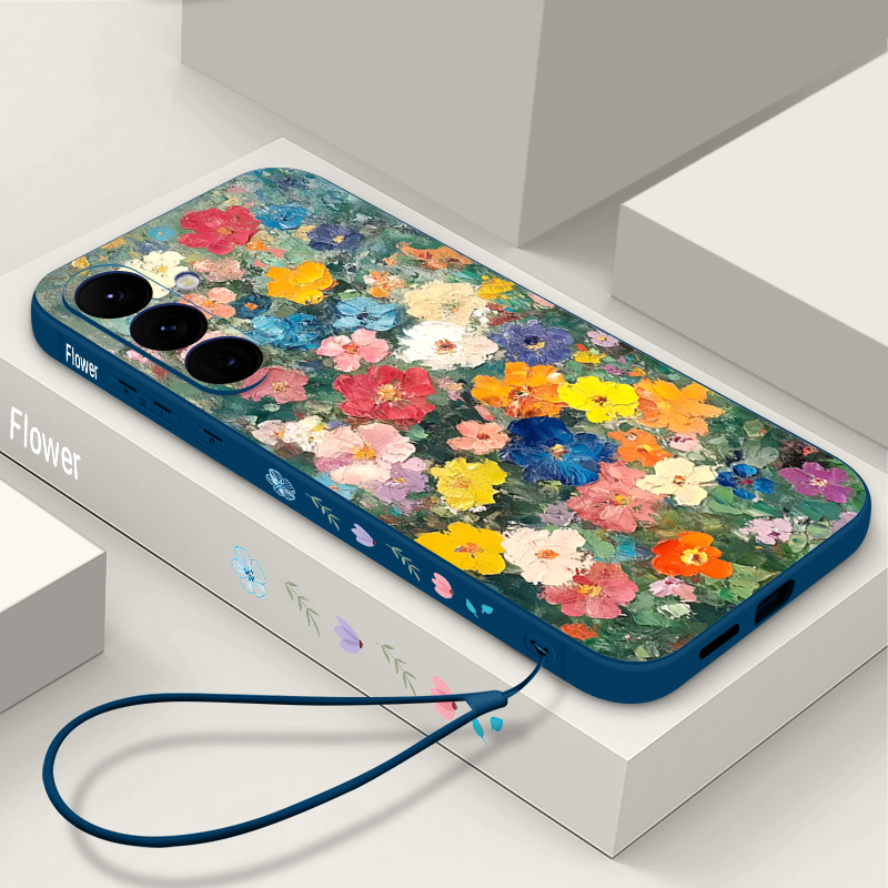 창의적인 꽃무늬 끈 달린 폰 케이스 (삼성 갤럭시 A5 - Phone Cases Galaxy A16 5G 리뷰 및 가격