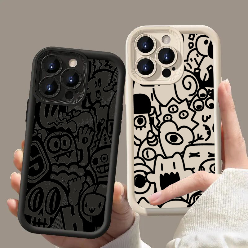 블랙 그래피티 폰 케이스 아이폰 17 16 프로 맥스  - Phone Cases Xr Iphone 리뷰 및 가격