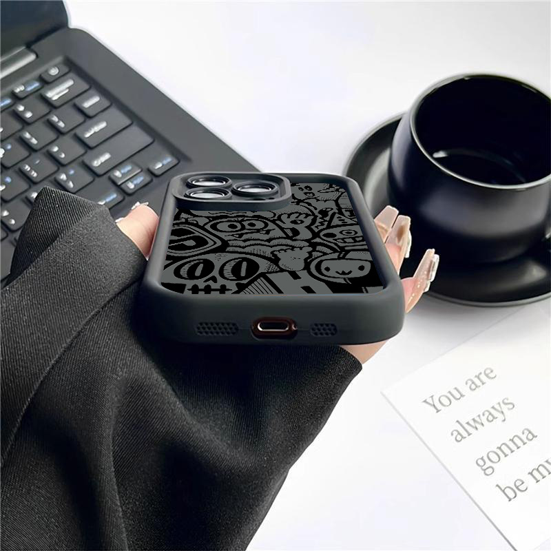 블랙 그래피티 폰 케이스 아이폰 17 16 프로 맥스  - Phone Cases Xr Iphone 리뷰 및 가격