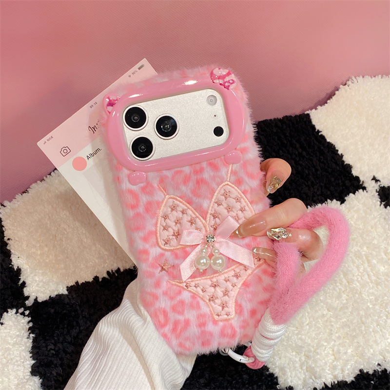 럭셔리 레오파드 프린트 비키니 패턴 플러시 폰 케이스  - Phone Cases Iphone 13 리뷰 및 가격