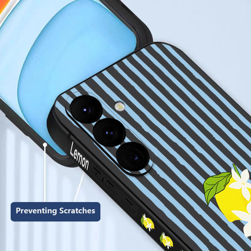 스트라이프 레몬 프린트 TPU 폰 케이스 삼성 갤럭시  - Phone Cases Galaxy A16 5G 리뷰 및 가격