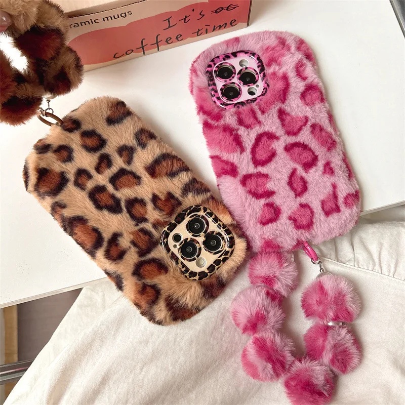 세련된 레오파드 무늬의 부드러운 플러시 소재 아이폰 1 - Phone Cases Iphone 13 리뷰 및 가격