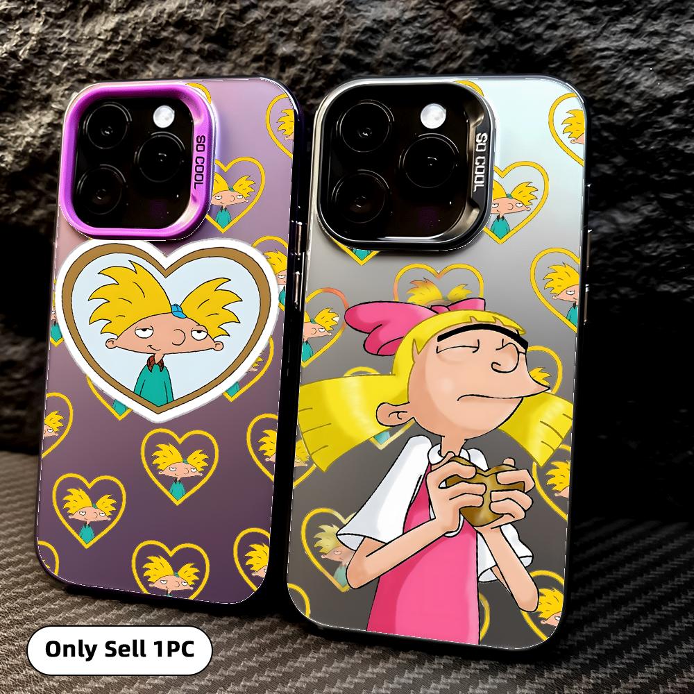 카툰 H-헤이 아놀드! 아이폰 18, 17, 16, 1 - Phone Cases H&M 리뷰 및 가격