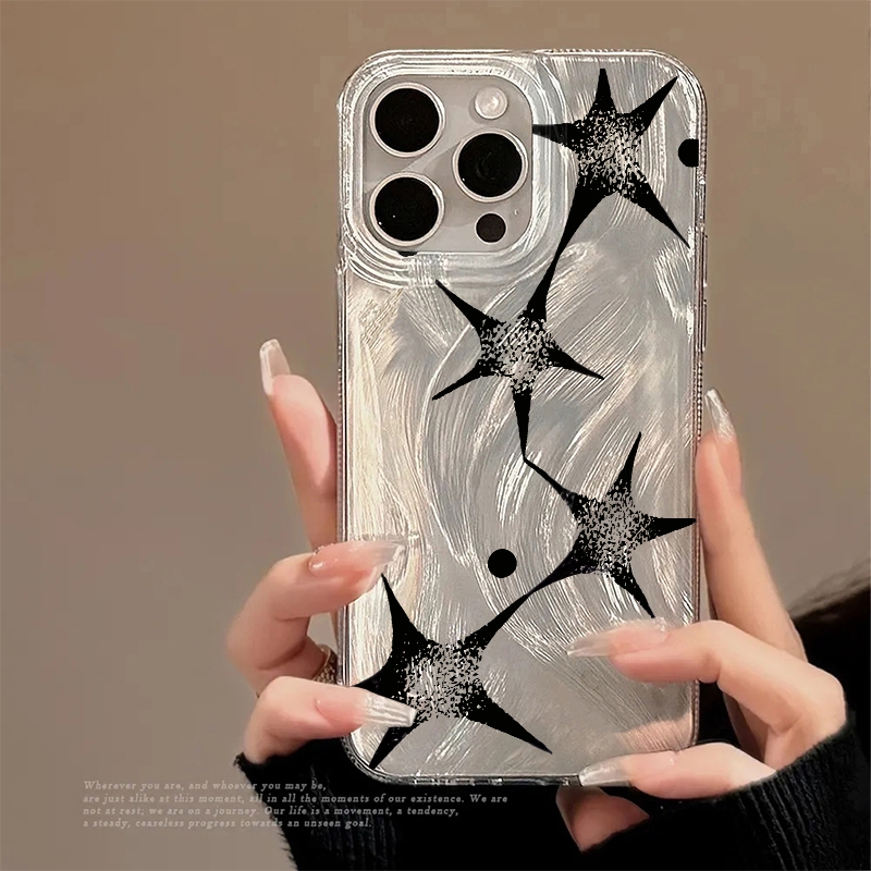 샤이닝 스타 트렌디 패턴 폰 케이스 (아이폰 17, 1 - Phone Cases Xr Iphone 리뷰 및 가격