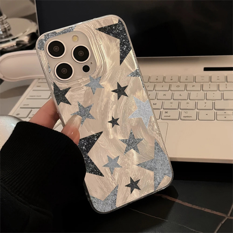 샤이닝 스타 트렌디 패턴 폰 케이스 (아이폰 17, 1 - Phone Cases Xr Iphone 리뷰 및 가격