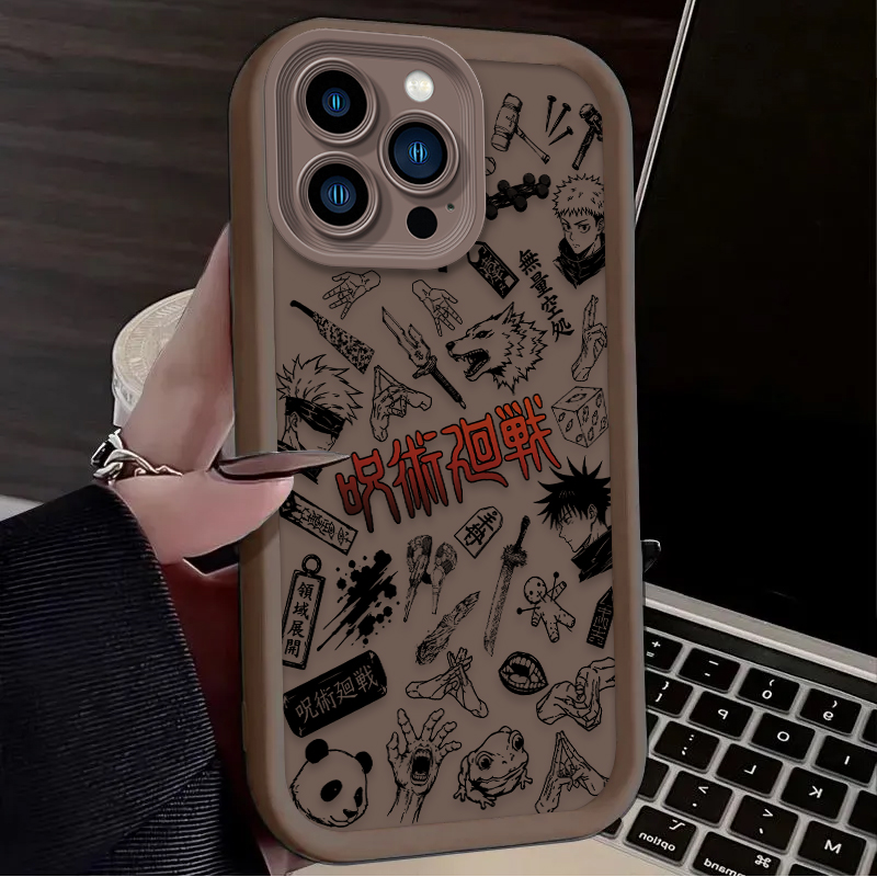 애니메이션 주술회전 콜라주 크리에이티브 폰 케이스 (아 - Phone Cases Jujutsu Kaisen 리뷰 및 가격