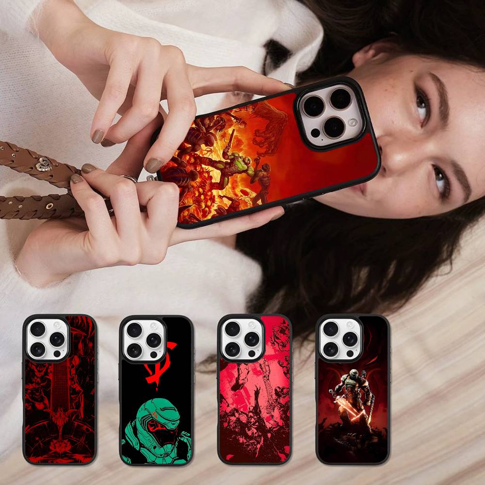 게임 H-DOOM Eternal-S, 아이폰용 검은색  - Phone Cases H&M 리뷰 및 가격