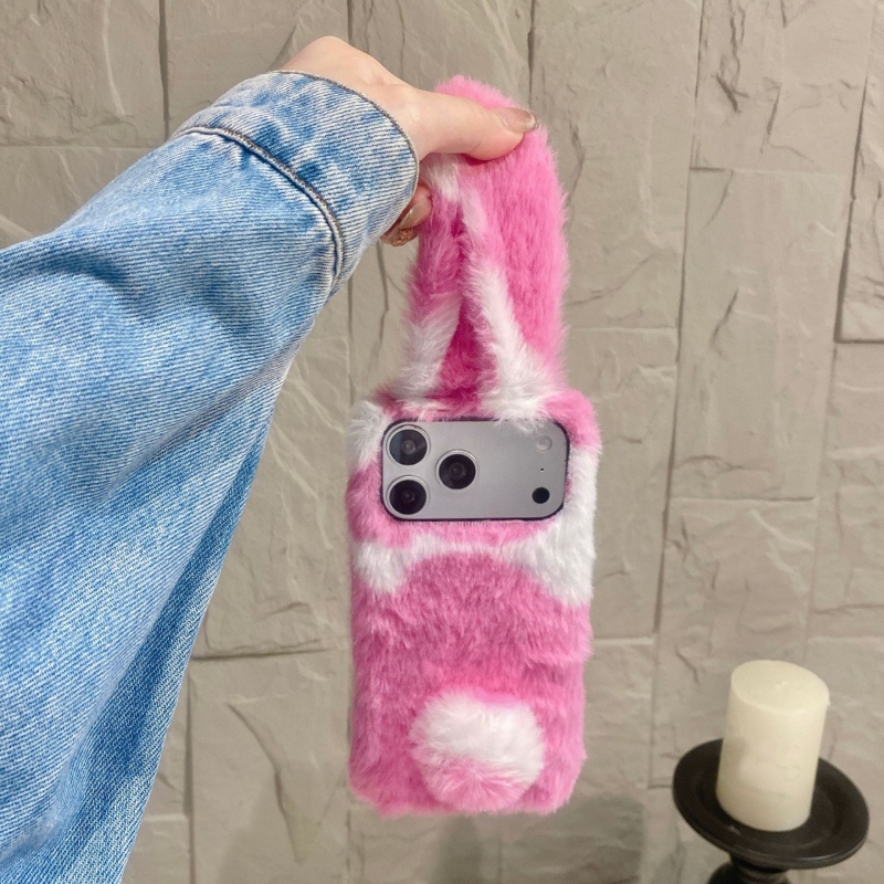 귀여운 토끼 디자인 폭신한 폰 케이스 아이폰 17 16 - Phone Cases Iphone 13 리뷰 및 가격